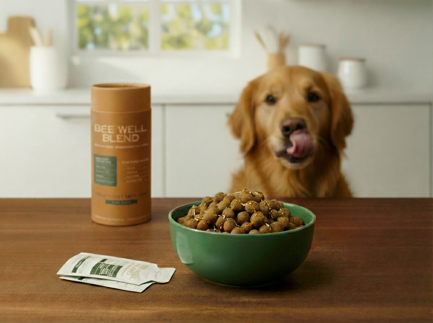 Peaq Bee Well Blend-Functional Honey with Botanical Infusions for Dogs